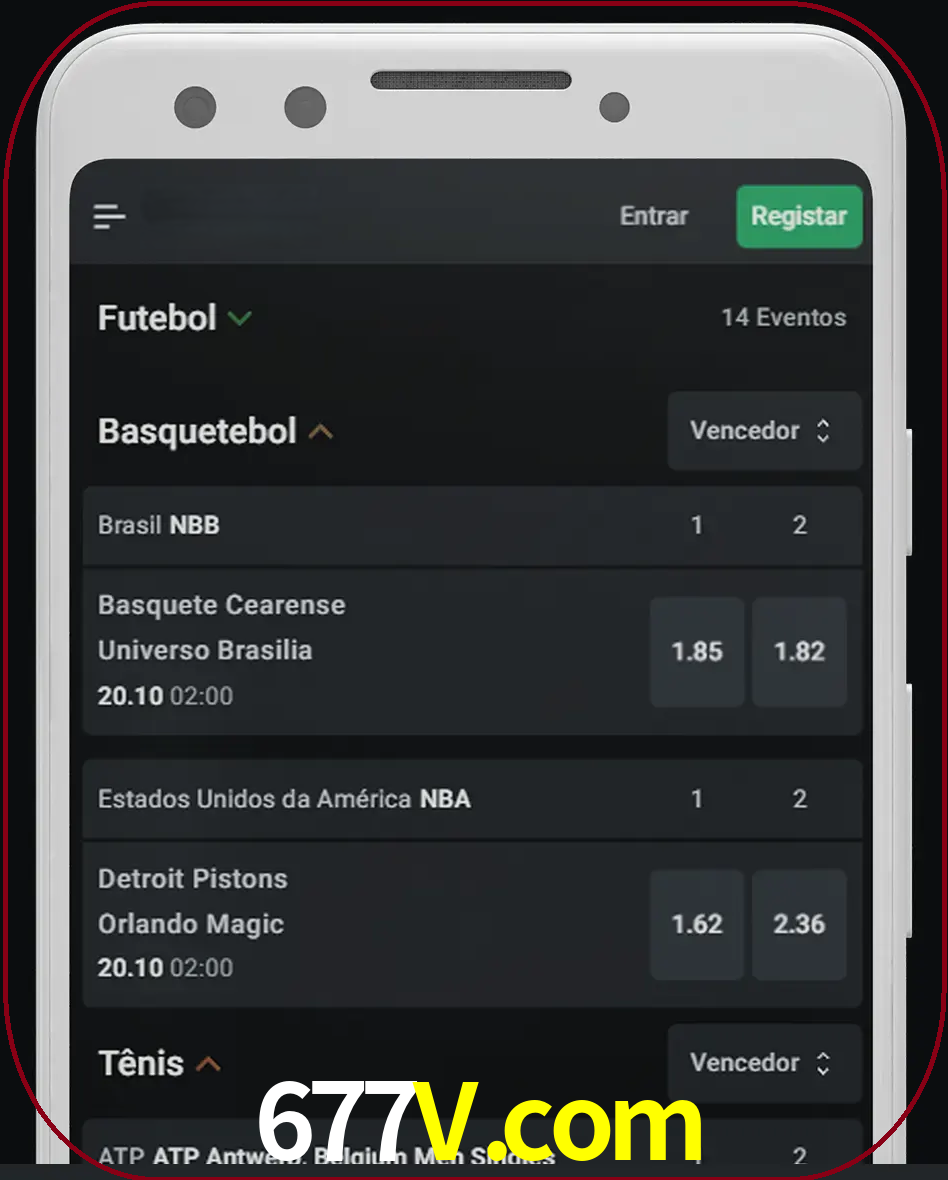 Aposte e assista aos esportes em formato ao vivo.